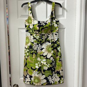 J. Crew Mod Floral Empire Waist Dress size 8 - Spring 2005 collection